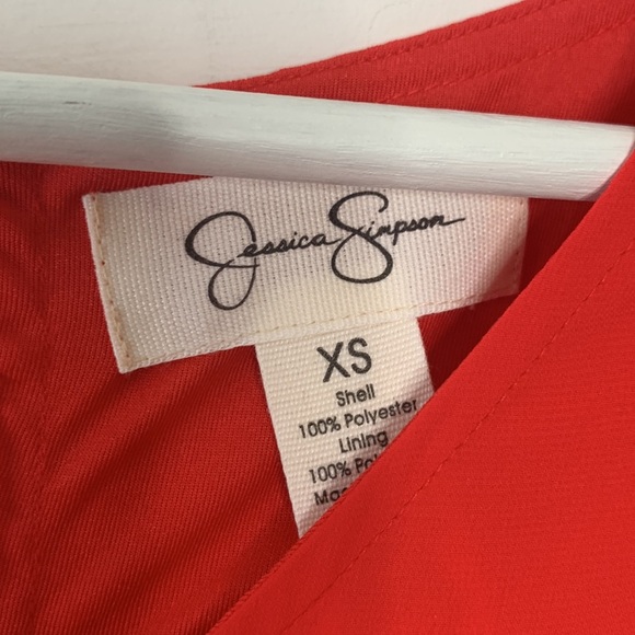 Jessica Simpson Red Long Sleeve Mini Dress Size XS - Picture 5 of 8